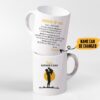 Gearhumans [Best Gift For Father's Day] 3D Happy Fathers Day To My Stepped Up Dad Custom Name Mug GO130420 Mug