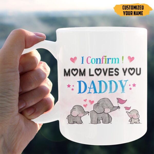 Gearhumans [Best Gift For Father's Day] 3D Love Dad Father's Day Custom Name Mug GS07044 Mug