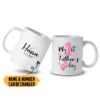 Gearhumans [Best Gift For Father's Day] 3D My 1st Father Day Custom Name Mug GV24039 Mug 11oz