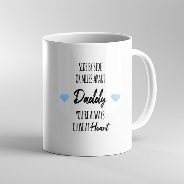 Gearhumans [Best Gift For Father's Day] 3D Side By Side With Dad Happy Father Day Custom Name Mug GS140437 Mug 11oz