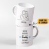 Gearhumans [Best Gift For Father's Day] 3D Side By Side With Dad Happy Father Day Custom Name Mug GS140437 Mug