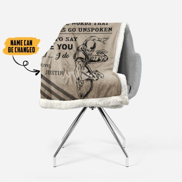 Gearhumans [Best Gift For Father's Day] 3D Thank You My Dad Happy Fathers Day Gift Custom Name Blanket GS16042154 Blanket