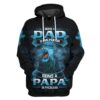 Gearhumans [Best Gift For Father's Day] Gearhuman 3D Being A Papa Is Priceless Lion Fathers Day Gift Custom Tshirt Hoodie Apparel GW220311 3D Apparel Hoodie S