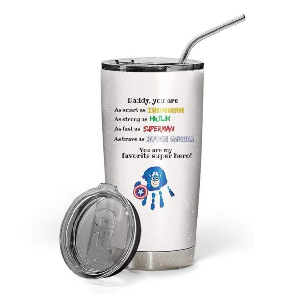 Gearhumans [Best Gift For Father's Day] Gearhuman 3D Father's Day Custom Design Vacuum Insulated Tumbler GM19055 Tumbler 20oz