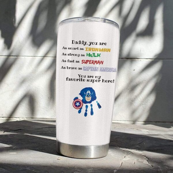 Gearhumans [Best Gift For Father's Day] Gearhuman 3D Father's Day Custom Design Vacuum Insulated Tumbler GM19055 Tumbler