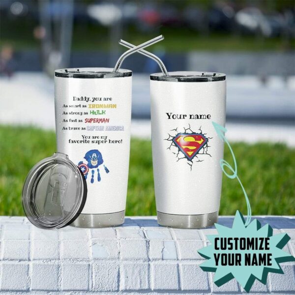 Gearhumans [Best Gift For Father's Day] Gearhuman 3D Father's Day Custom Design Vacuum Insulated Tumbler GM19055 Tumbler