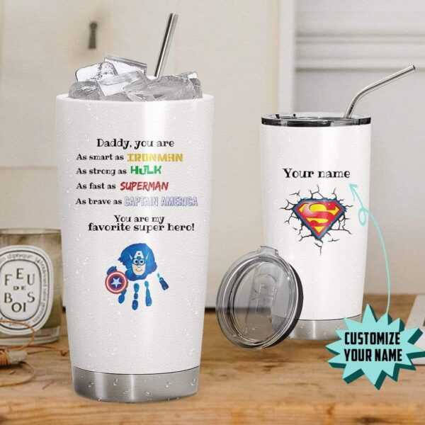 Gearhumans [Best Gift For Father's Day] Gearhuman 3D Father's Day Custom Design Vacuum Insulated Tumbler GM19055 Tumbler