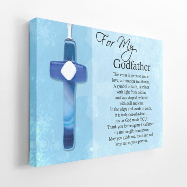 Gearhumans [Best Gift For Father's Day] Gearhuman 3D For My Godfather Fathers Day Gift Custom Canvas GW220318 Canvas