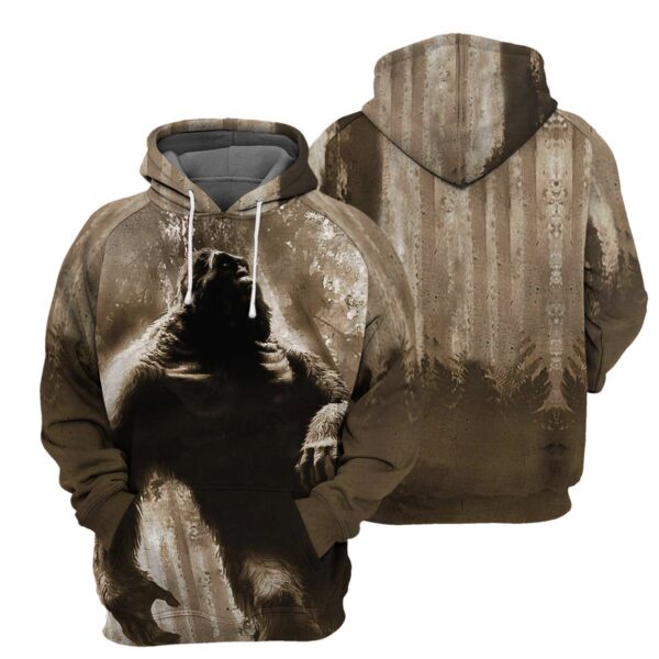 Gearhumans Bigfoot - 3D All Over Printed Shirt shirt 3D Apparel HOODIE S