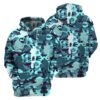 Gearhumans Camo Scuba Diving - 3D All Over Printed Shirt shirt 3D Apparel HOODIE S