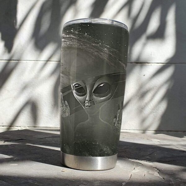 Gearhumans Gearhuman 3D Alien Custom Design Vacuum Insulated Tumbler GV11055 Tumbler