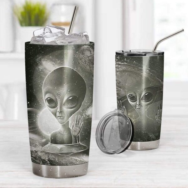Gearhumans Gearhuman 3D Alien Custom Design Vacuum Insulated Tumbler GV11055 Tumbler