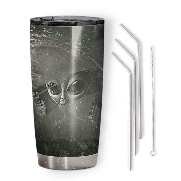 Gearhumans Gearhuman 3D Alien Custom Design Vacuum Insulated Tumbler GV11055 Tumbler