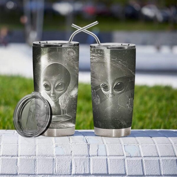 Gearhumans Gearhuman 3D Alien Custom Design Vacuum Insulated Tumbler GV11055 Tumbler