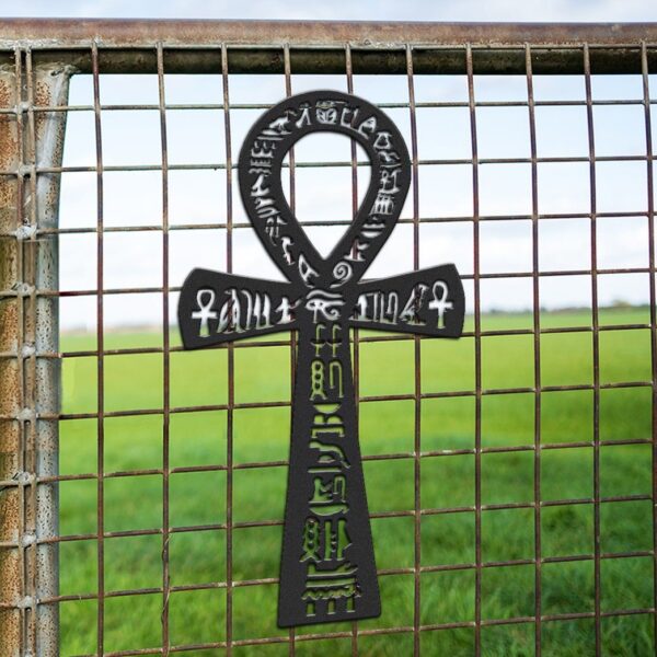 Gearhumans Gearhuman 3D Ancient Egyptian Ankh Custom Metal Sign GW190317 Metal Sign