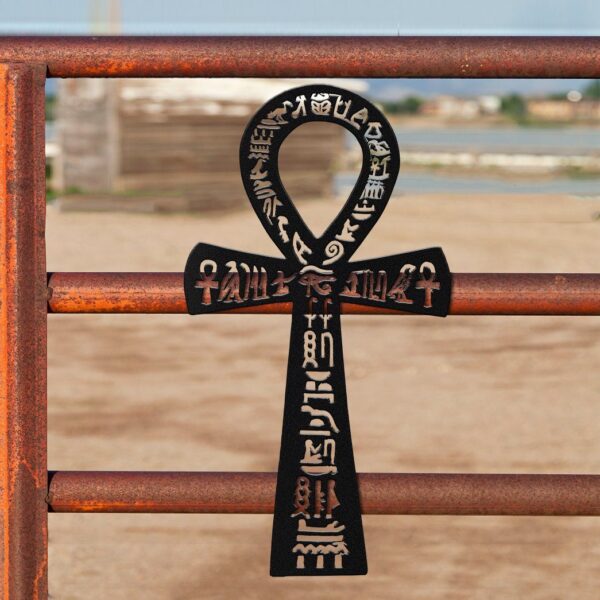Gearhumans Gearhuman 3D Ancient Egyptian Ankh Custom Metal Sign GW190317 Metal Sign