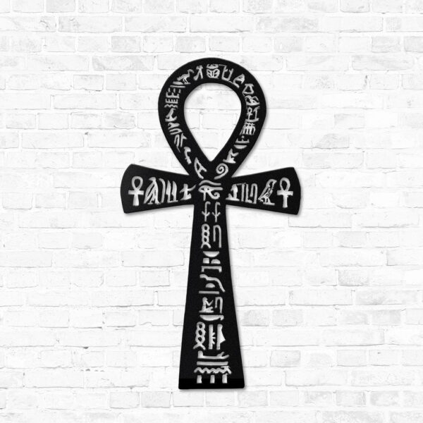 Gearhumans Gearhuman 3D Ancient Egyptian Ankh Custom Metal Sign GW190317 Metal Sign Metal Sign XS(8'x8')