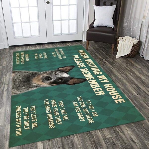 Gearhumans Gearhuman 3D Australian Cattle Dog Carpet GV26036 Square Carpet