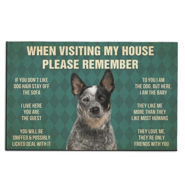 Gearhumans Gearhuman 3D Australian Cattle Dog Carpet GV26036 Square Carpet Carpet S