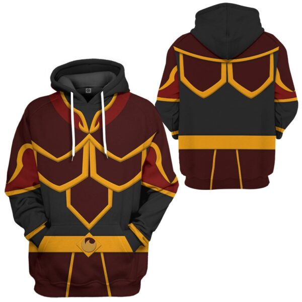 Gearhumans Gearhuman 3D Azula The Last Airbender Tshirt Hoodie Apparel GV12032 3D Apparel