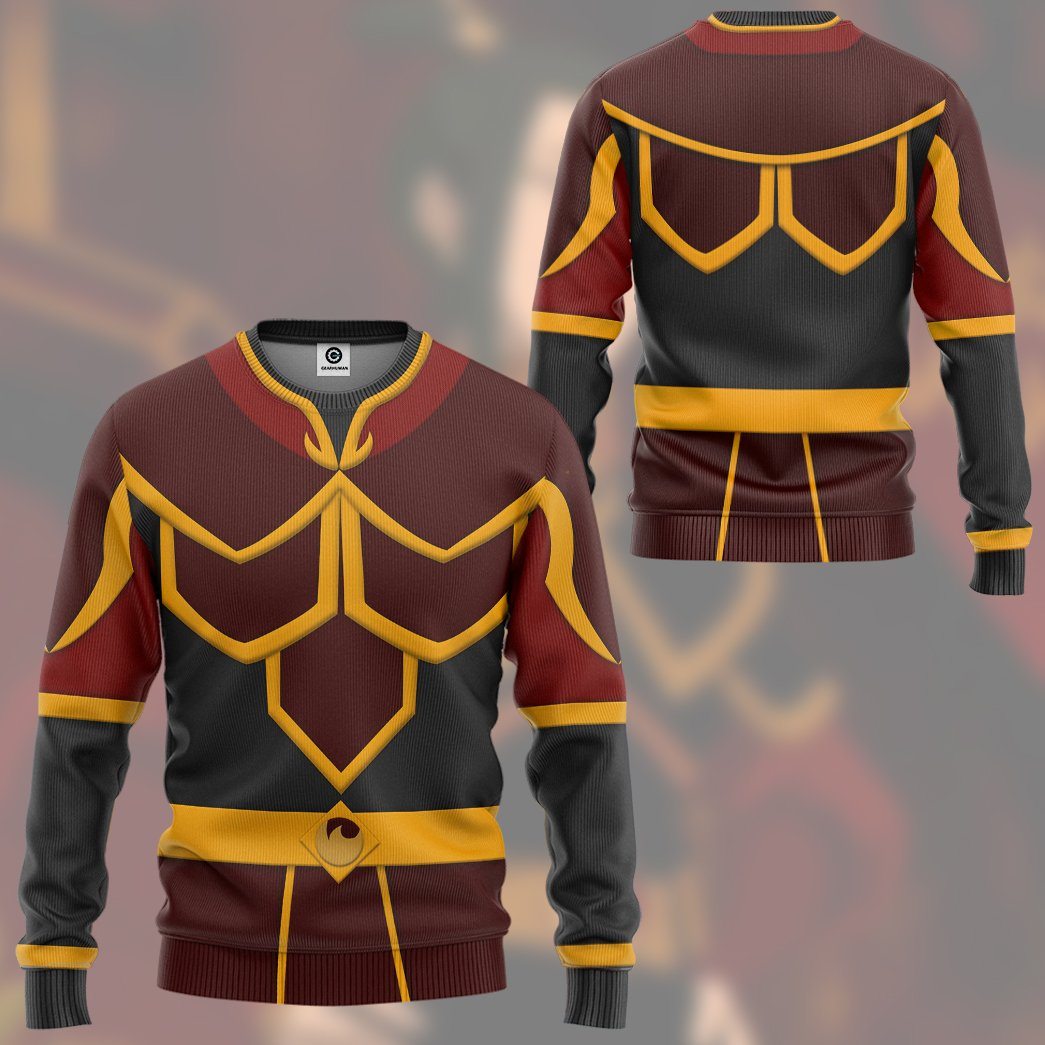 Gearhumans Gearhuman 3D Azula The Last Airbender Tshirt Hoodie Apparel GV12032 3D Apparel