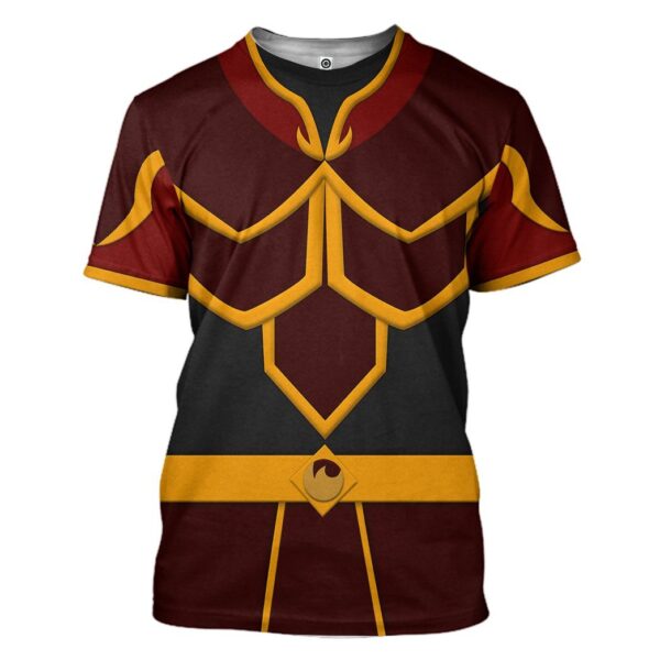 Gearhumans Gearhuman 3D Azula The Last Airbender Tshirt Hoodie Apparel GV12032 3D Apparel T-Shirt S