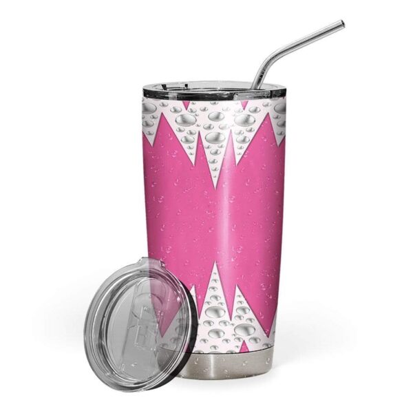 Gearhumans Gearhuman 3D Bedazzled Hot Pink Jumpsuit Custom Design Vacuum Insulated Tumbler GN30074 Tumbler 20oz