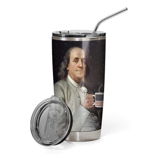 Gearhumans Gearhuman 3D Ben Drinkin Coffee Custom Design Vacuum Insulated Tumbler GW15051 Tumbler 20oz
