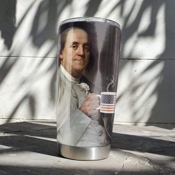 Gearhumans Gearhuman 3D Ben Drinkin Coffee Custom Design Vacuum Insulated Tumbler GW15051 Tumbler