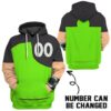 Gearhumans Gearhuman 3D Ben Ten Custom Number Tshirt Hoodie Apparel GV12039 3D Apparel
