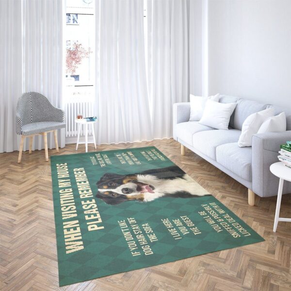 Gearhumans Gearhuman 3D Bernese Mountain Dog Carpet GV26032 Square Carpet