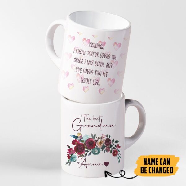 Gearhumans Gearhuman 3D Best Grandma Mothers Day Custom Name Mug GS290313 Mug 11oz