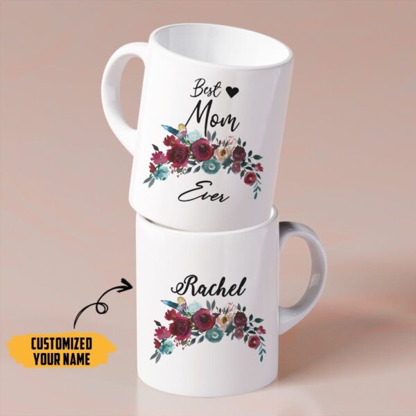 Gearhumans Gearhuman 3D Best Mom Ever Mothers Day Gift Custom Name Mug GW25034 Mug