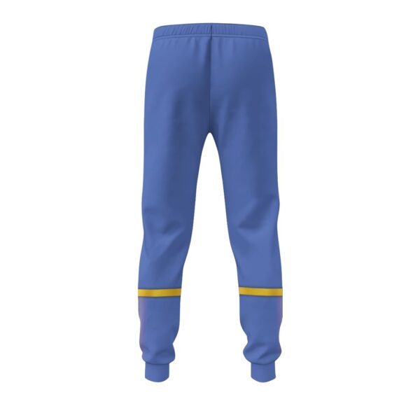 Gearhumans Gearhuman 3D Blue Ninja Mighty Morphin Power Rangers Custom Sweatpants Apparel GJ240312 Sweatpants