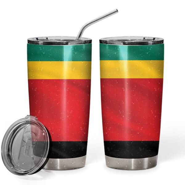 Gearhumans Gearhuman 3D Bob Marley Costume Design Vacuum Insulated Tumbler GN300710 Tumbler