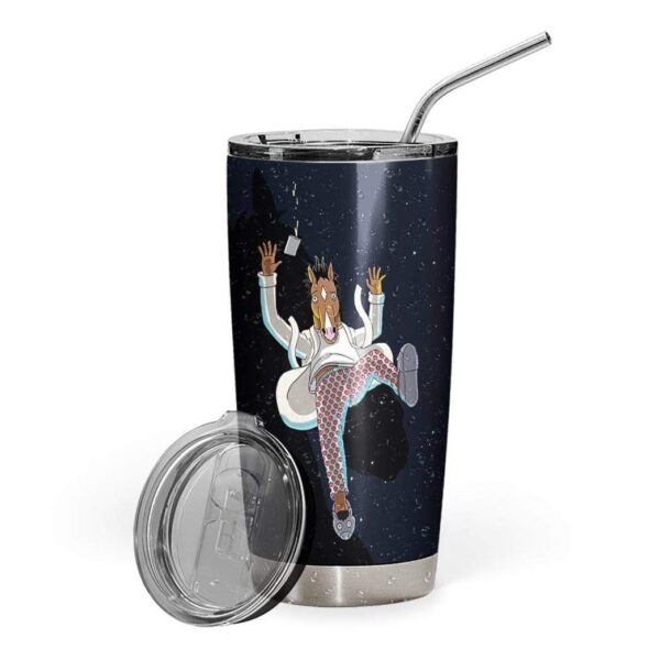 Gearhumans Gearhuman 3D BoJack Horseman Custom Design Vacuum Insulated Tumbler GL27076 Tumbler 20oz