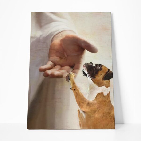 Gearhumans Gearhuman 3D Boxer Take My Hand Jesus God Custom Canvas GW30035 Canvas 1 Piece Non Frame M