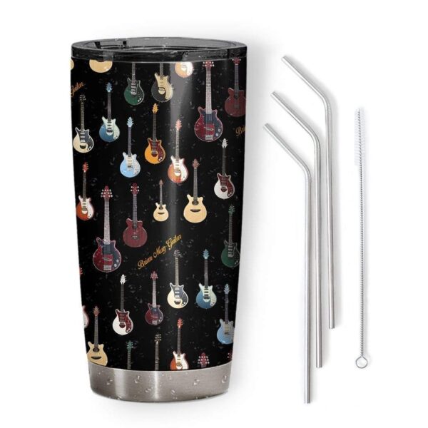Gearhumans Gearhuman 3D Brian May Custom Design Vacuum Insulated Tumbler GL100812 Tumbler