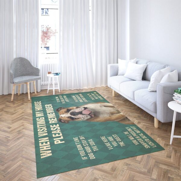 Gearhumans Gearhuman 3D Bulldog Dog Carpet GV240316 Square Carpet