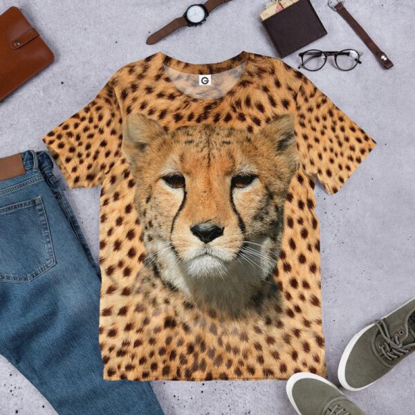 Gearhumans Gearhuman 3D Cheetah Front And Back Tshirt Hoodie Apparel GV19037 3D Apparel