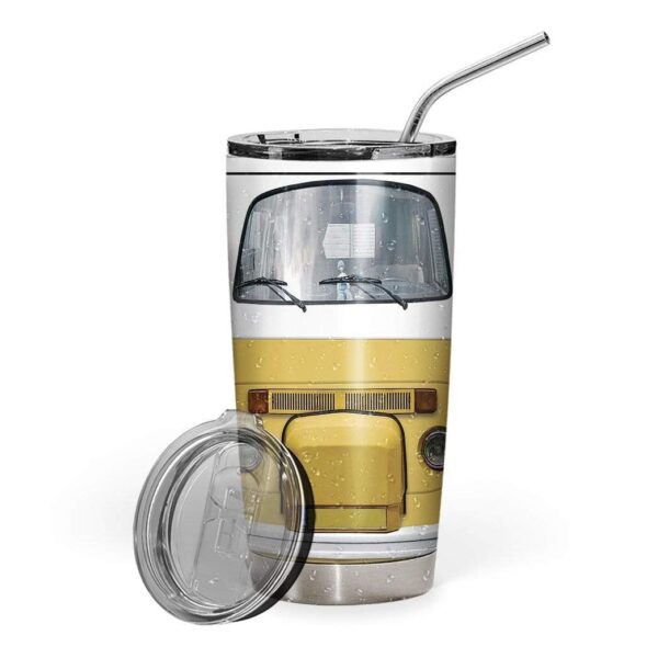 Gearhumans Gearhuman 3D Classic Campervan Custom Name Design Vacuum Insulated Tumbler GV190827 Tumbler 20oz