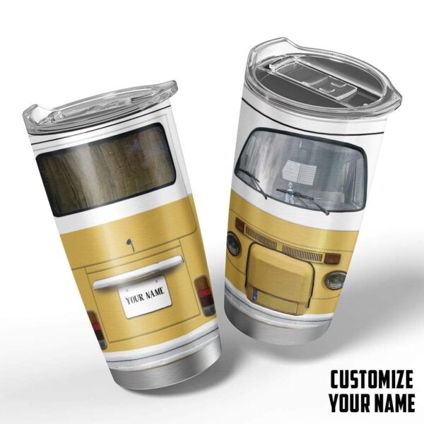 Gearhumans Gearhuman 3D Classic Campervan Custom Name Design Vacuum Insulated Tumbler GV190827 Tumbler