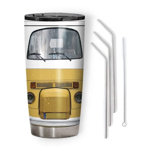 Gearhumans Gearhuman 3D Classic Campervan Custom Name Design Vacuum Insulated Tumbler GV190827 Tumbler