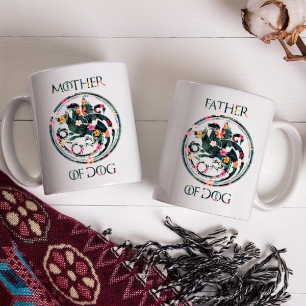 Gearhumans Gearhuman 3D Combo Mother Father Day Dog Gift Custom Name Mug GW300314 Mug