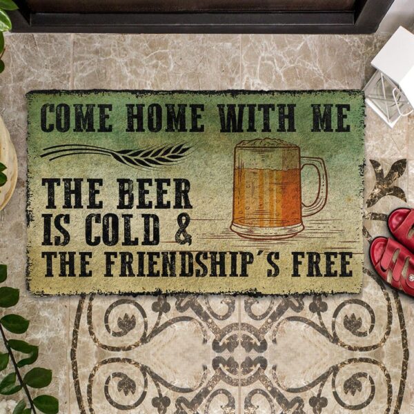 Gearhumans Gearhuman 3D Come Home With Beer Doormat GB16031 Doormat