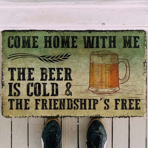 Gearhumans Gearhuman 3D Come Home With Beer Doormat GB16031 Doormat