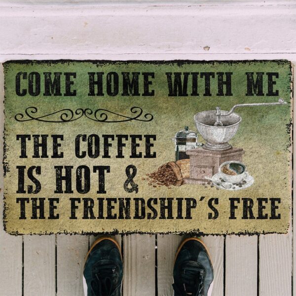 Gearhumans Gearhuman 3D Come Home With Coffee Doormat GB17032 Doormat