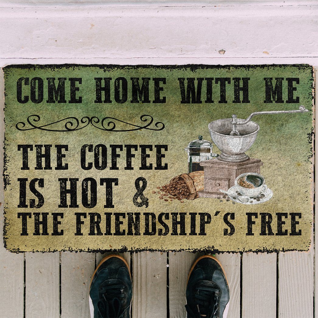 Gearhumans Gearhuman 3D Come Home With Coffee Doormat GB17032 Doormat