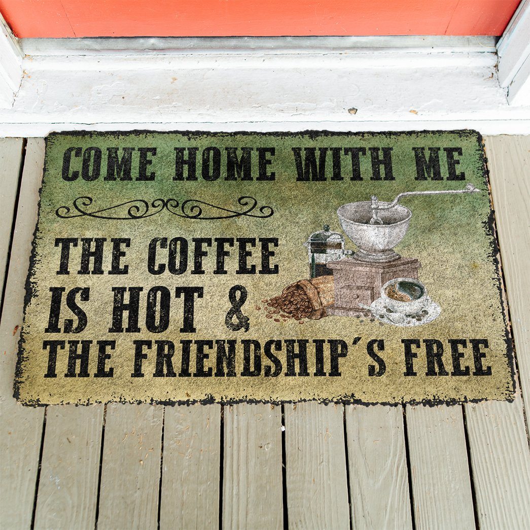 Gearhumans Gearhuman 3D Come Home With Coffee Doormat GB17032 Doormat