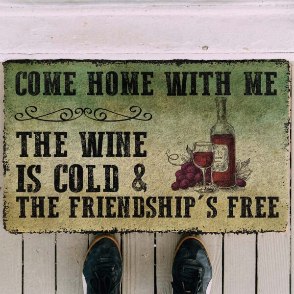 Gearhumans Gearhuman 3D Come Home With Wine Doormat GB16032 Doormat